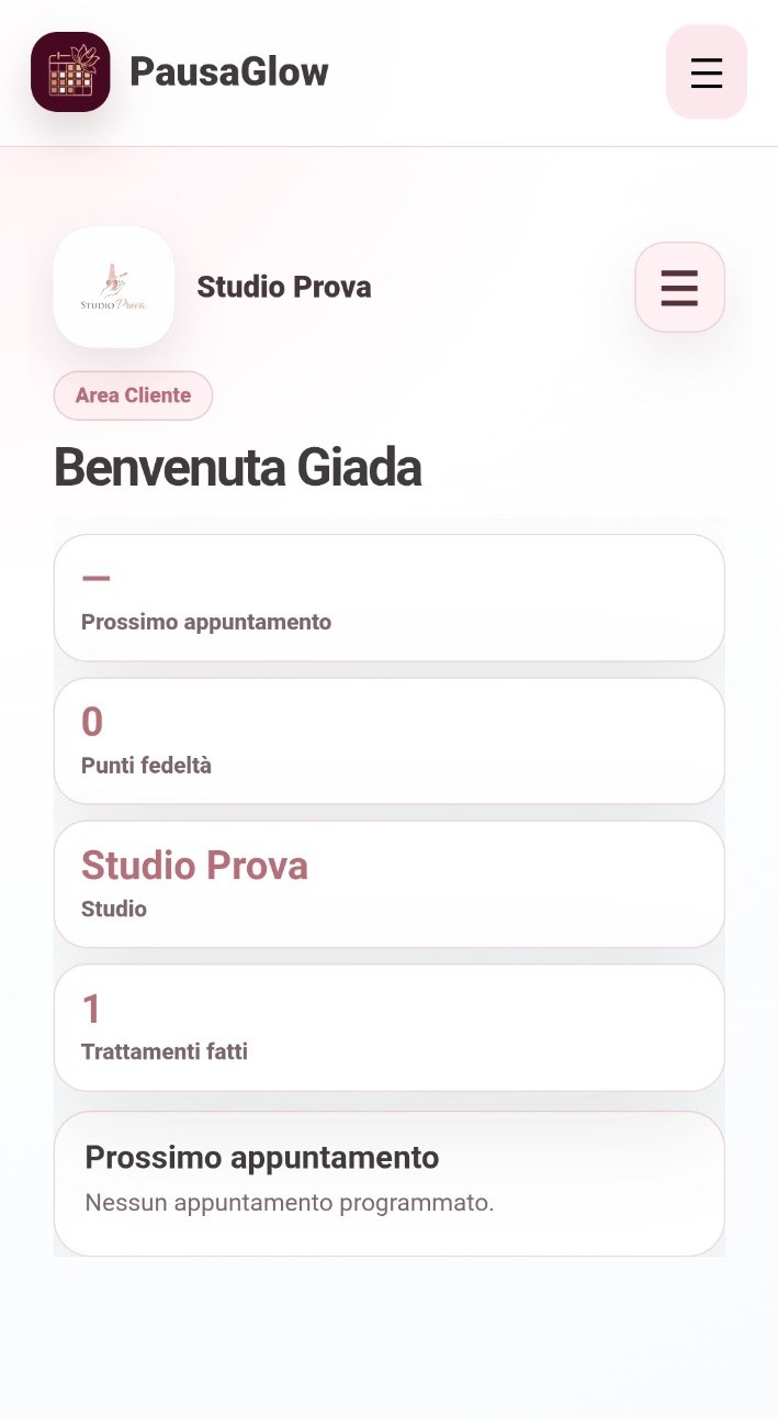 Home cliente PausaGlow