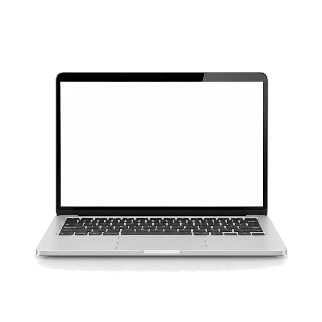 Laptop con anteprima area studio PausaGlow