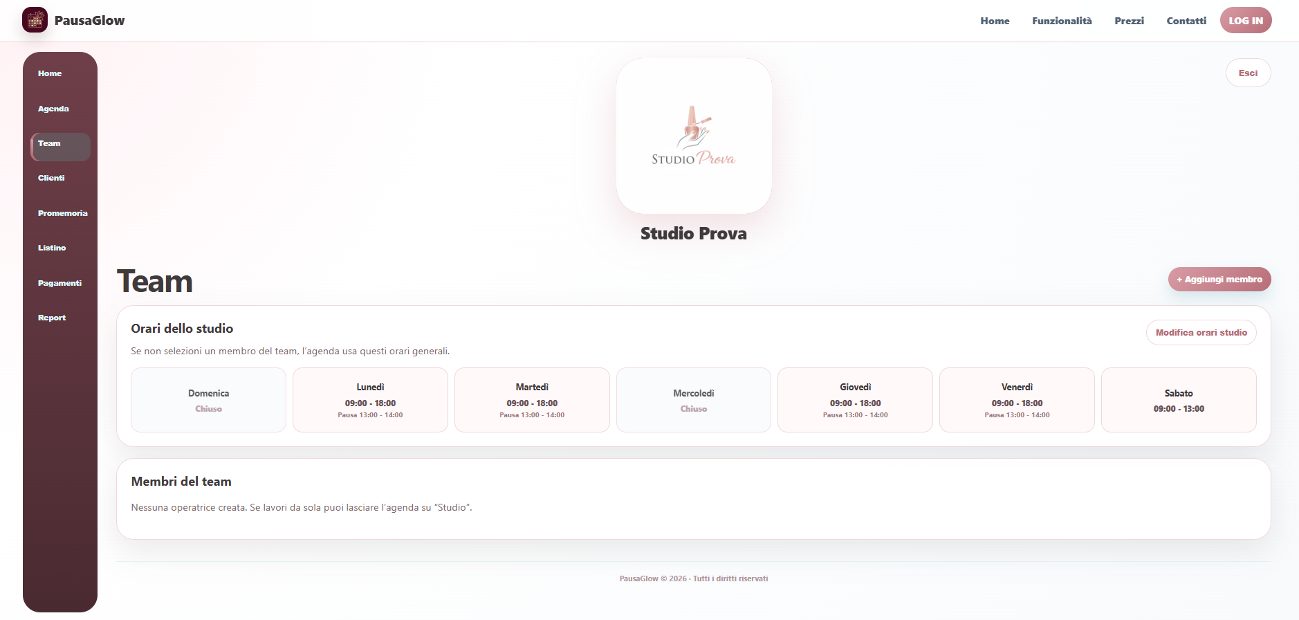 Anteprima team studio
